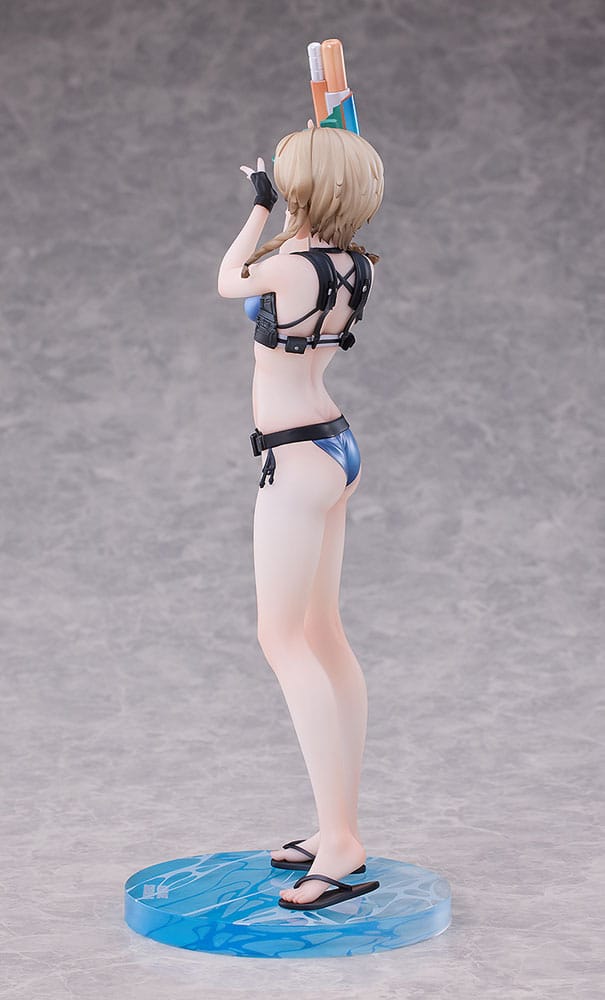 Steins Gate Suzuha Amane PVC Statue Swimsuit Ver 17 Scale 26 cm