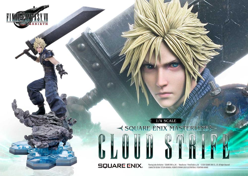 Final Fantasy VII Rebirth Square Enix Masterline Cloud Strife 1/4 Scale Statue