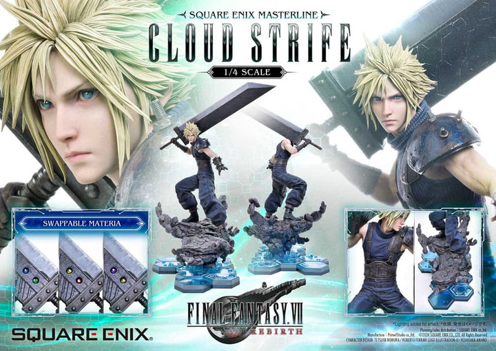 Final Fantasy VII Rebirth Square Enix Masterline Cloud Strife 1/4 Scale Statue