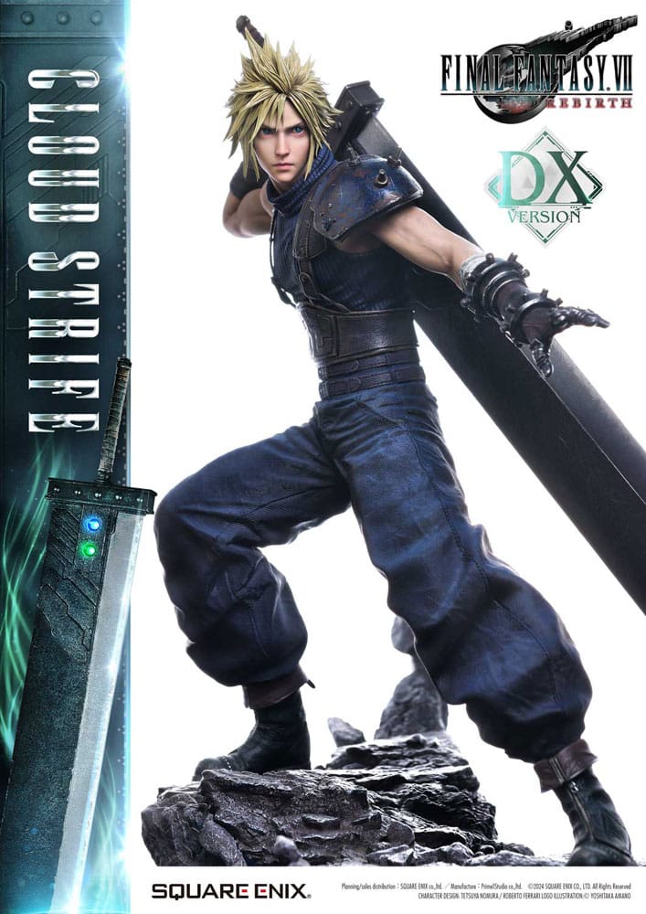 Final Fantasy VII Rebirth Square Enix Masterline Cloud Strife (Deluxe Version) 1/4 Scale Statue