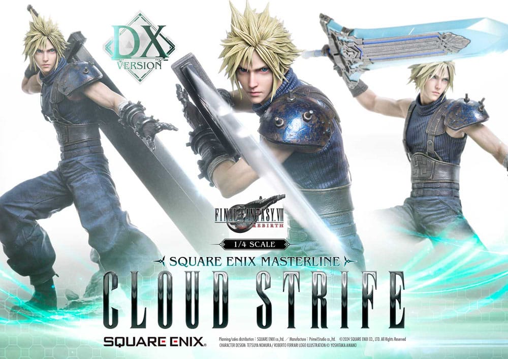 Final Fantasy VII Rebirth Square Enix Masterline Cloud Strife (Deluxe Version) 1/4 Scale Statue