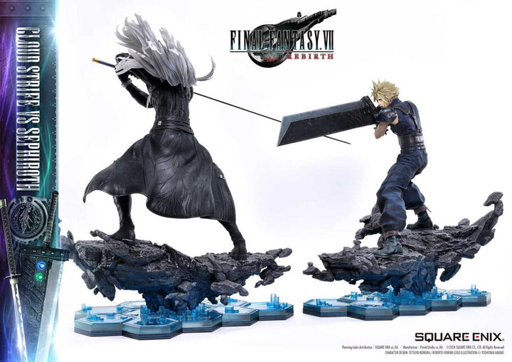 Final Fantasy VII Rebirth Square Enix Masterline Cloud Strife vs. Sephiroth 1/4 Scale Statue