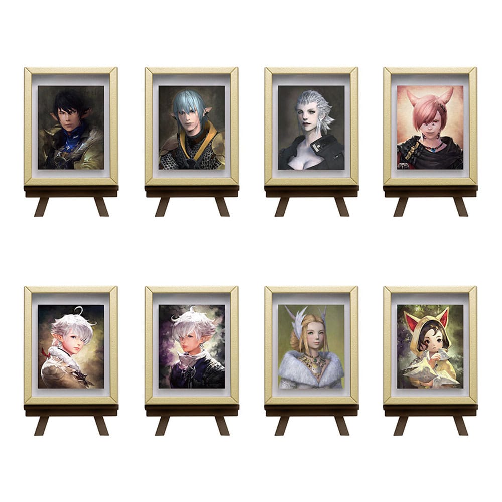Final Fantasy XIV Portrait Magnet Display Volume 1 Set of 8