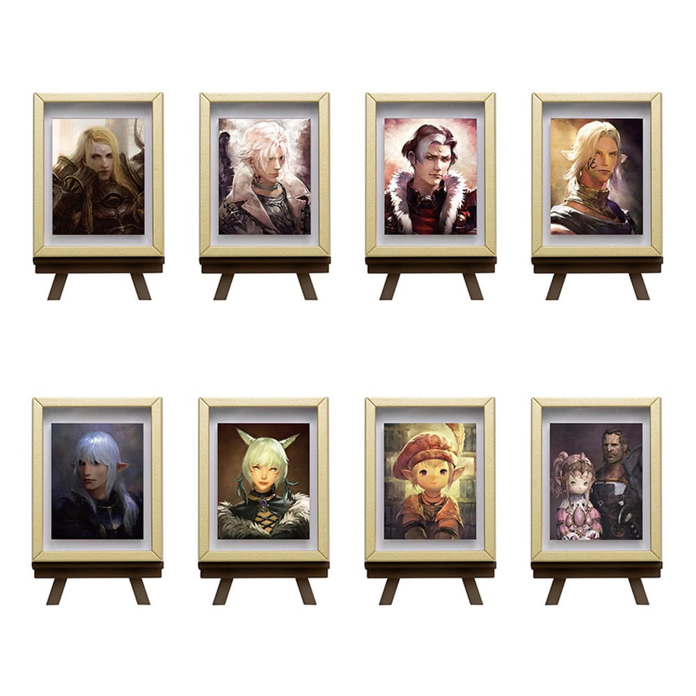 Final Fantasy XIV Portrait Magnet Display Volume 2 Set of 8