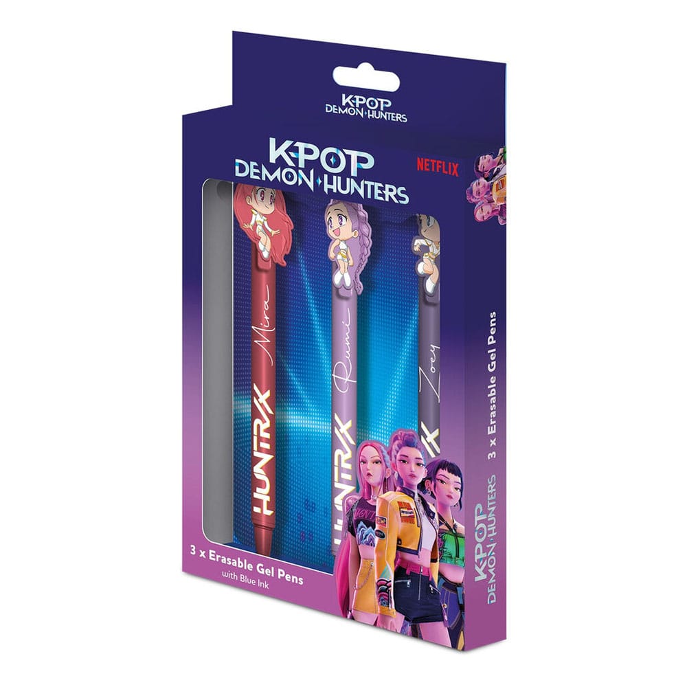 KPop Demon Hunters 3-Pack Erasable Gel Pens