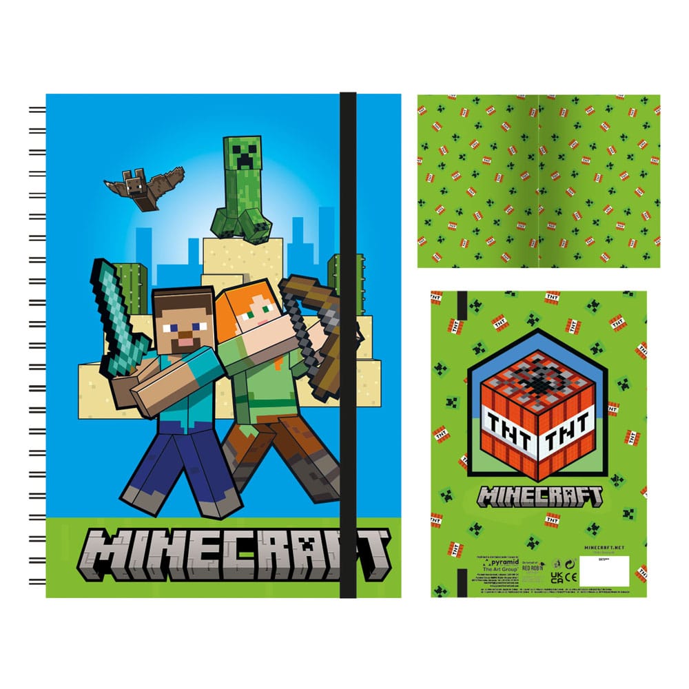 Minecraft Wiro Notebook A5 Size