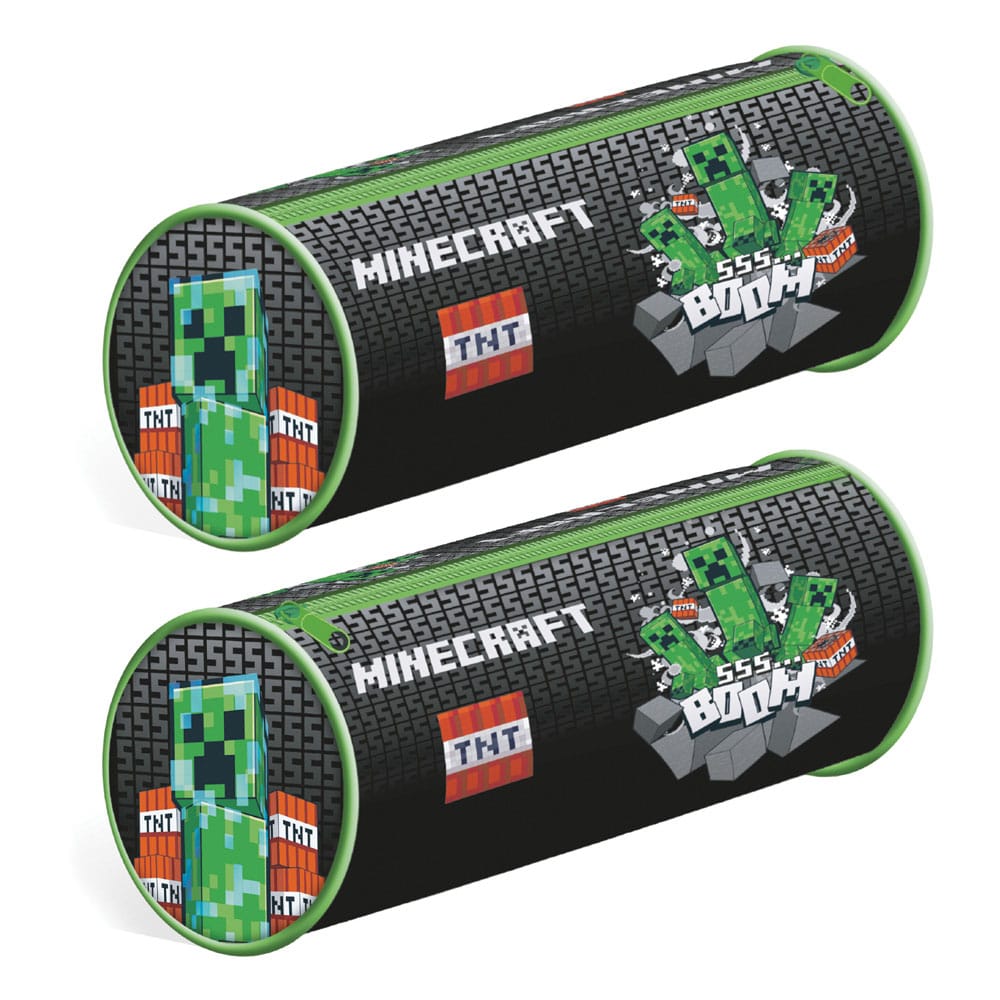 Minecraft Creeper Pencil Case Barrel