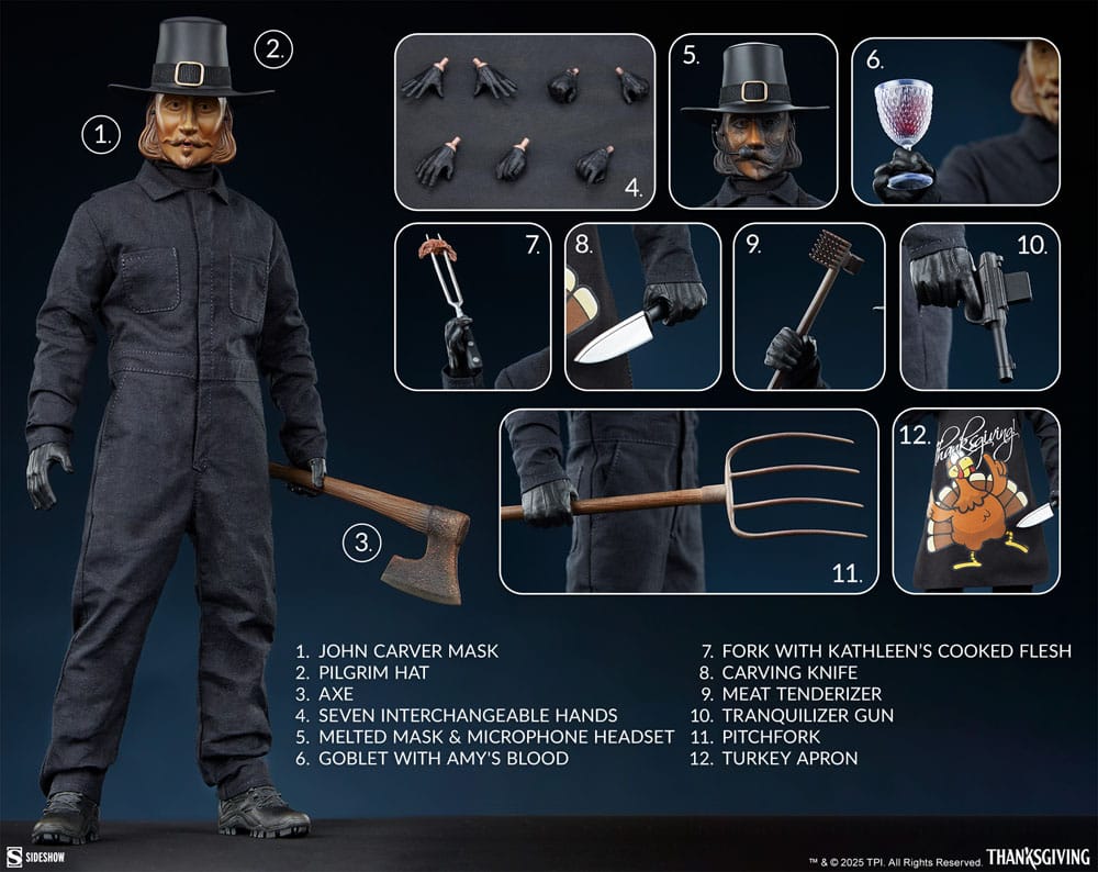 Sideshow Thanksgiving John Carver 1/6 Scale Figure