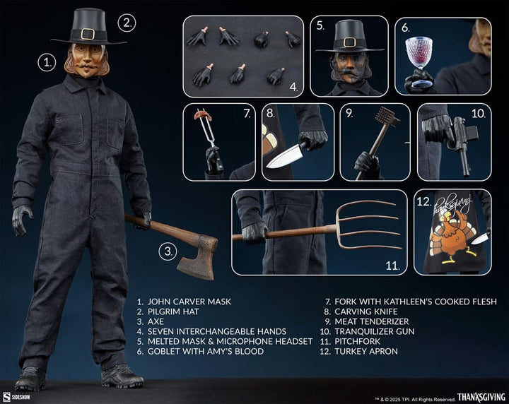 Sideshow Thanksgiving John Carver 1/6 Scale Figure