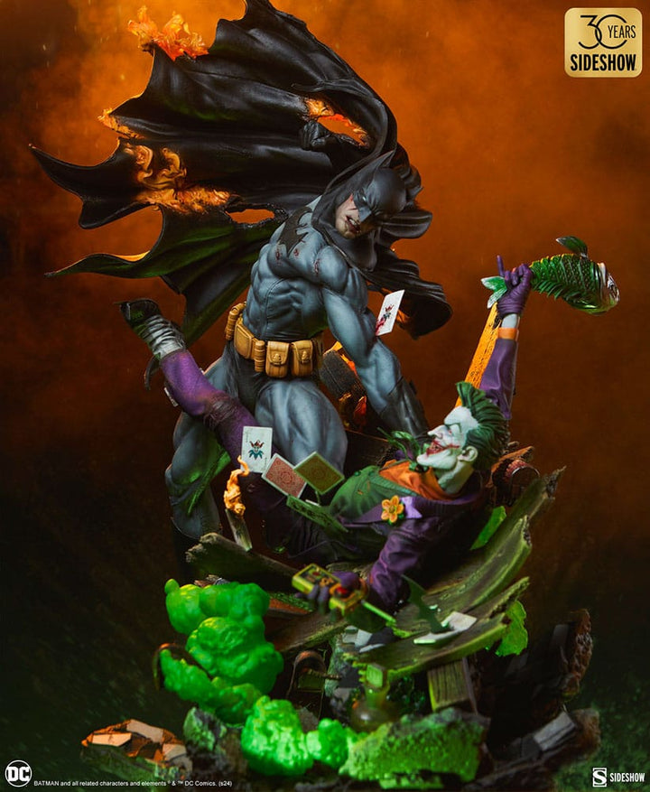 DC Comics Batman vs The Joker Eternal Enemies 31.9" Premium Statue
