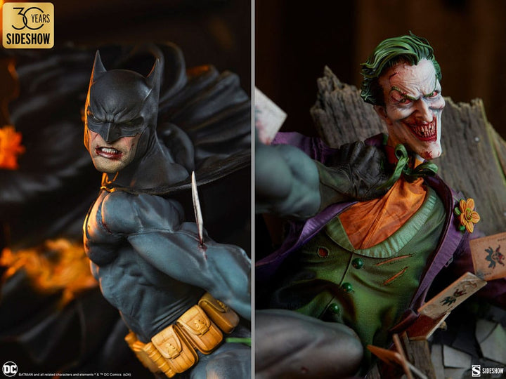 DC Comics Batman vs The Joker Eternal Enemies 31.9" Premium Statue