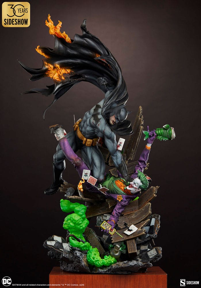 DC Comics Batman vs The Joker Eternal Enemies 31.9" Premium Statue