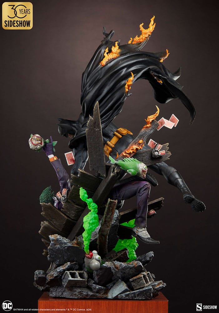 DC Comics Batman vs The Joker Eternal Enemies 31.9" Premium Statue