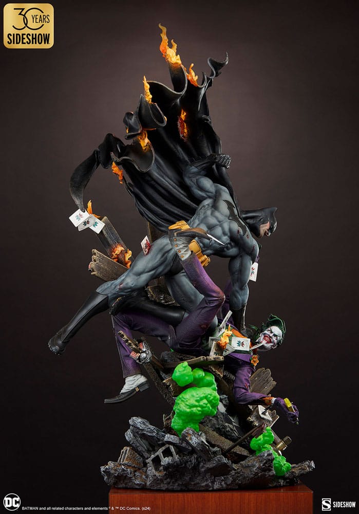 DC Comics Batman vs The Joker Eternal Enemies 31.9" Premium Statue