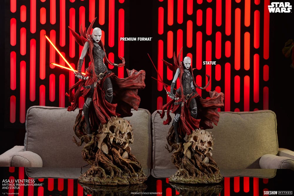 Sideshow Star Wars Mythos Premium Format Asajj Ventress Statue
