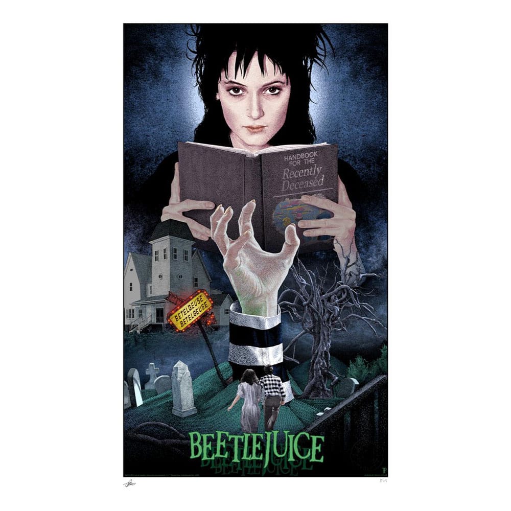 Beetlejuice Beetlejuice Beetlejuice Art Print 41 by 61 Centimeter Unframed
