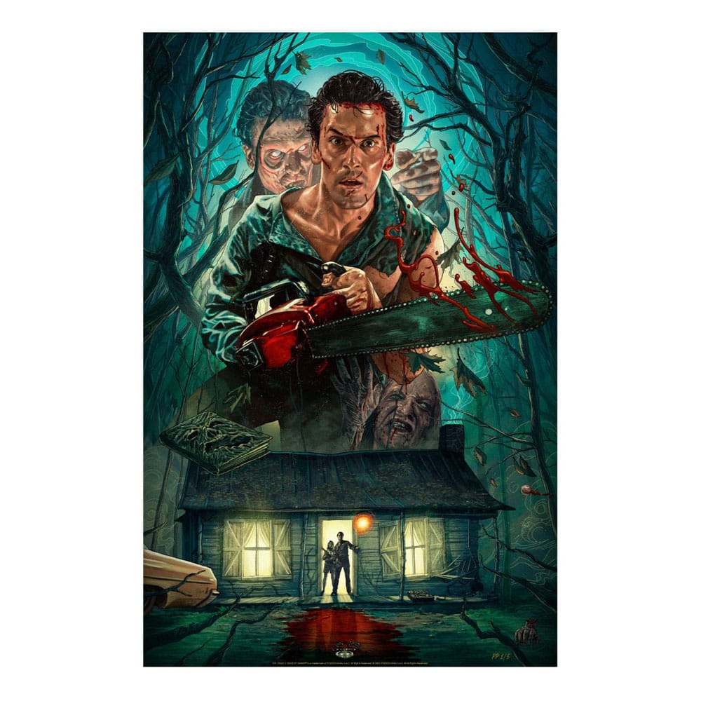 Evil Dead 2 Ash Williams Dead by Dawn Art Print 46 by 61 Centimeter Unframed
