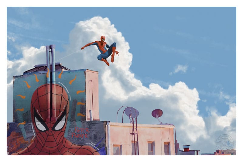 Spider Man Peter Parker Art Print Unframed 30 x 46 cm