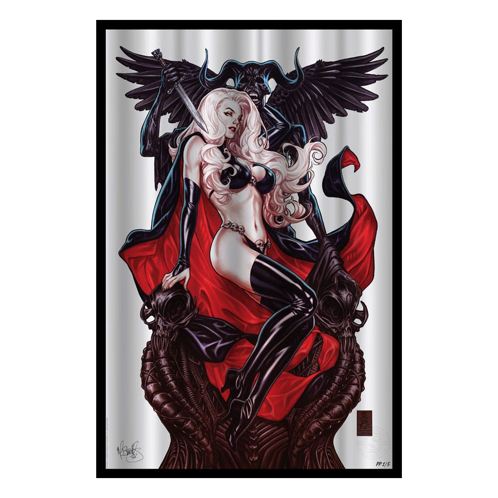 Lady Death Blasphemy Anthem Art Print Unframed 41 x 61 cm