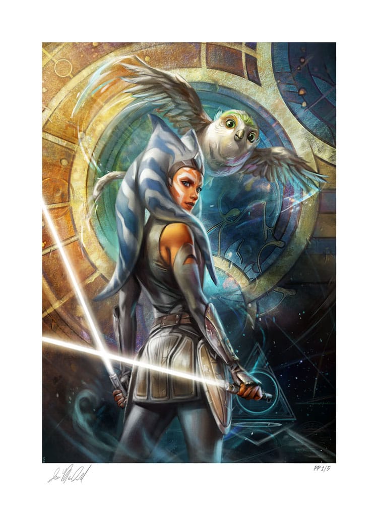 Star Wars Rebels Ahsoka Tano Morai Old Friends Art Print Unframed 46 x 61 cm