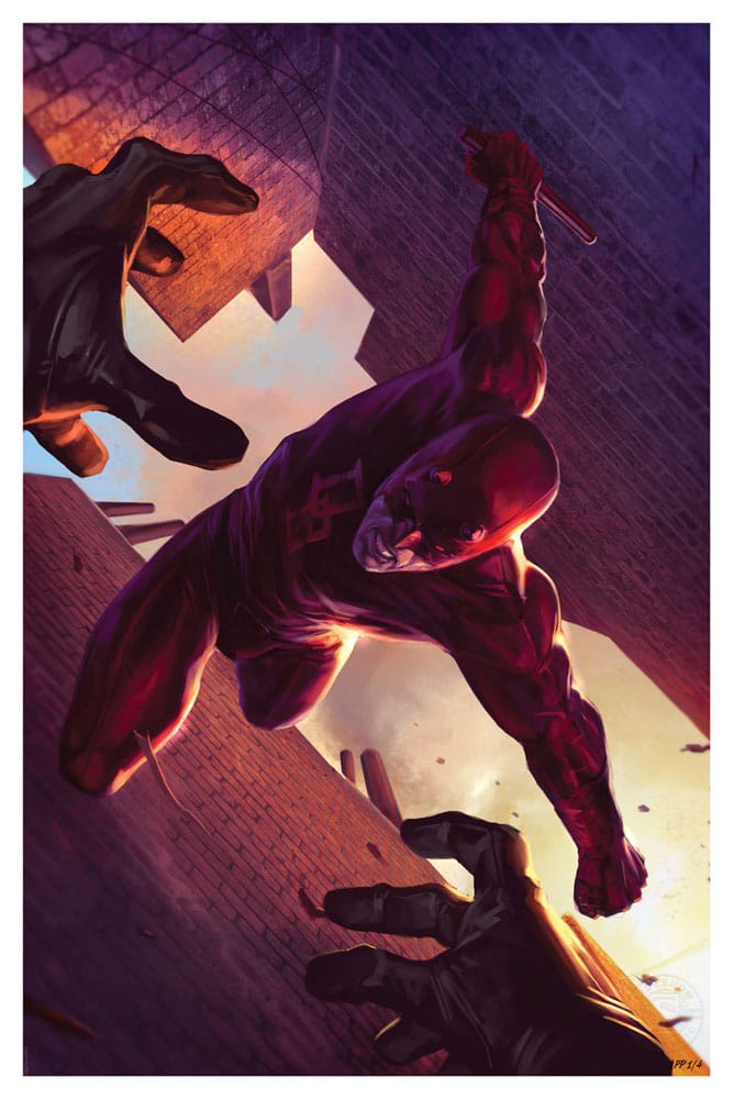 Marvel Daredevil The Man Without Fear Art Print 60 x 41 cm Unframed