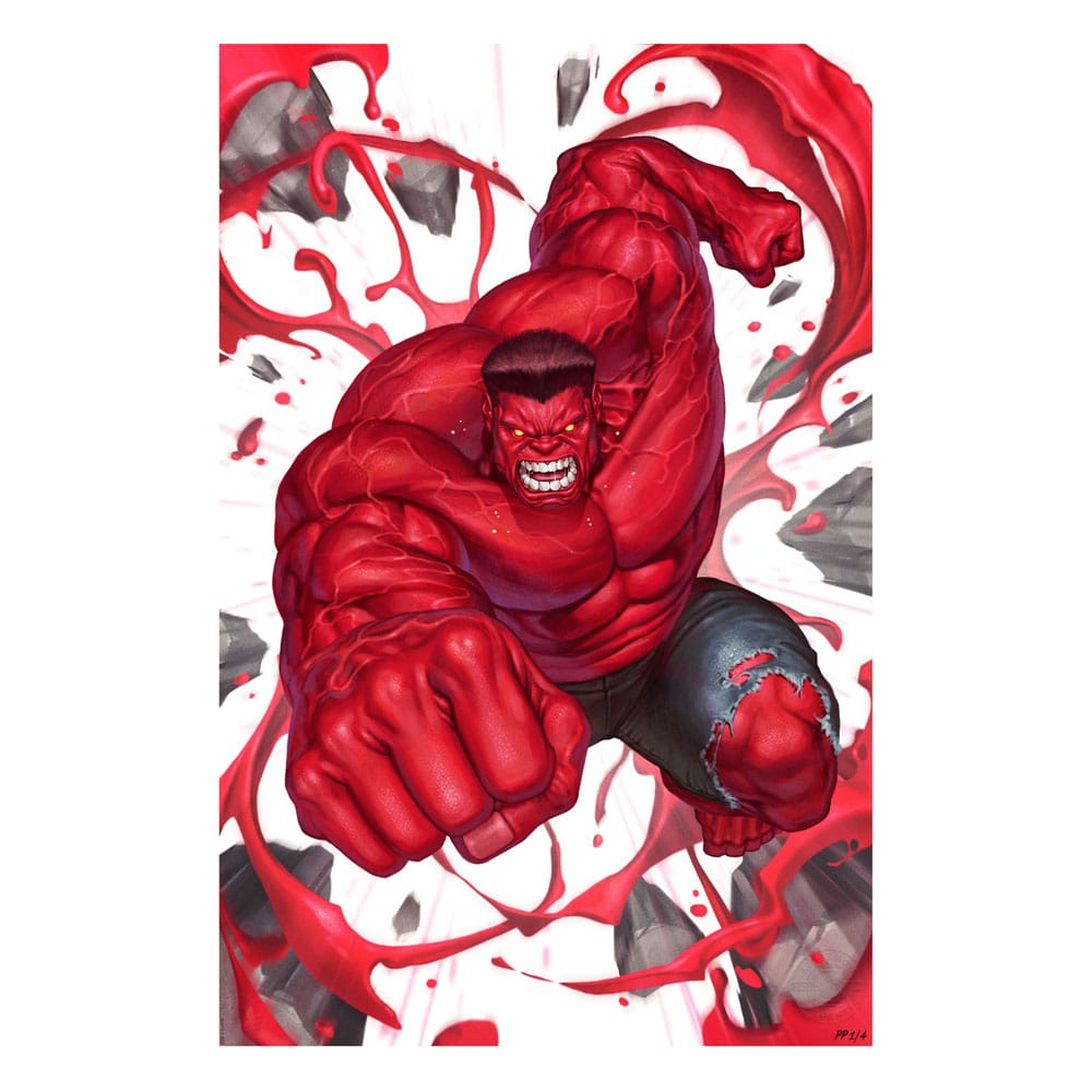 Marvel Red Hulk Art Print 61 x 41 cm Unframed
