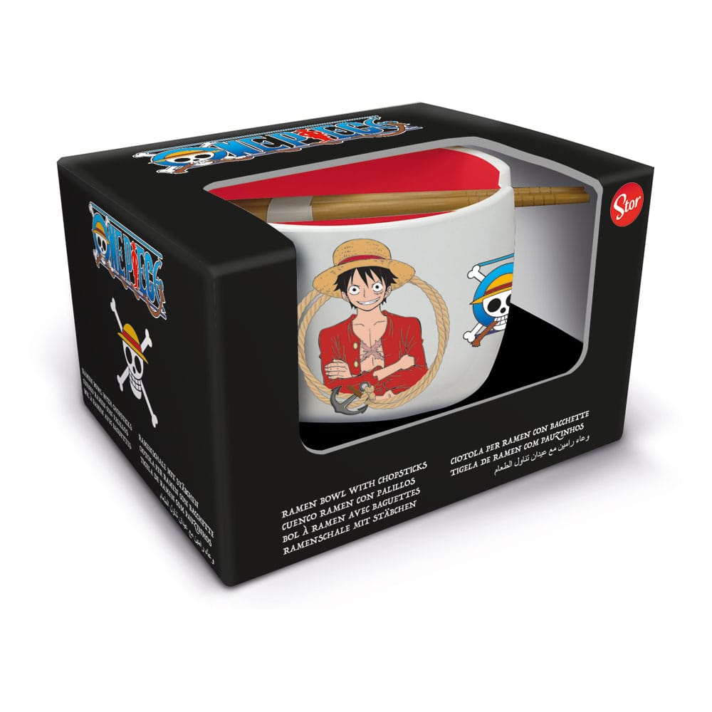 One Piece Classic Ramen Bowl with Chopsticks