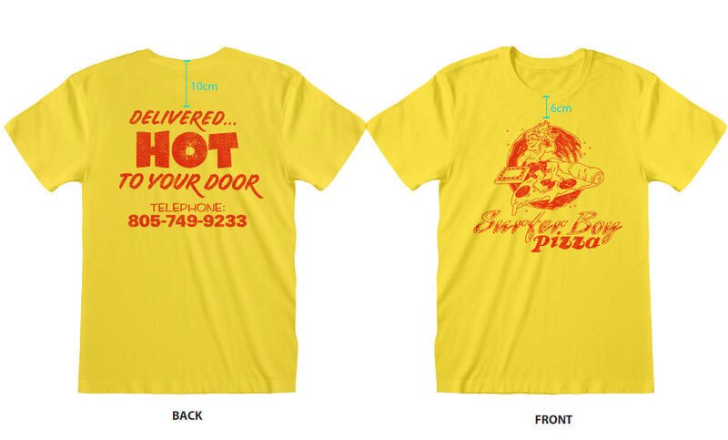 Stranger Things Surfer Boy Pizza T-shirt