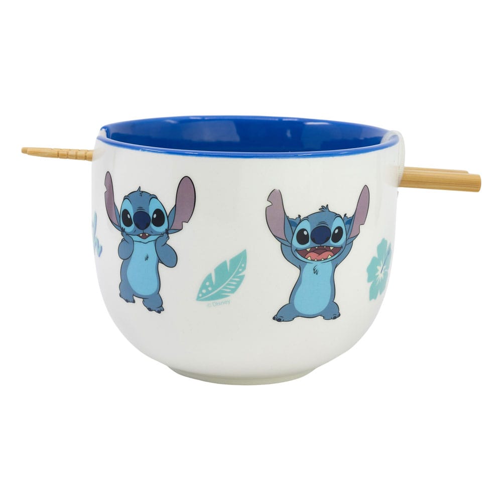 Lilo and Stitch Stitch Ramen Bowl with Chopsticks