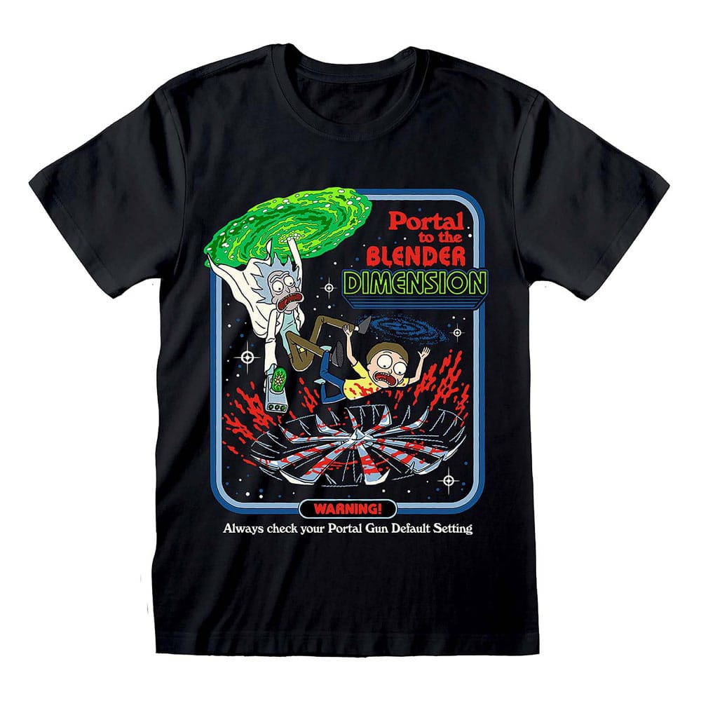 Steven Rhodes Rick and Morty Portal Collab T Shirt Size L