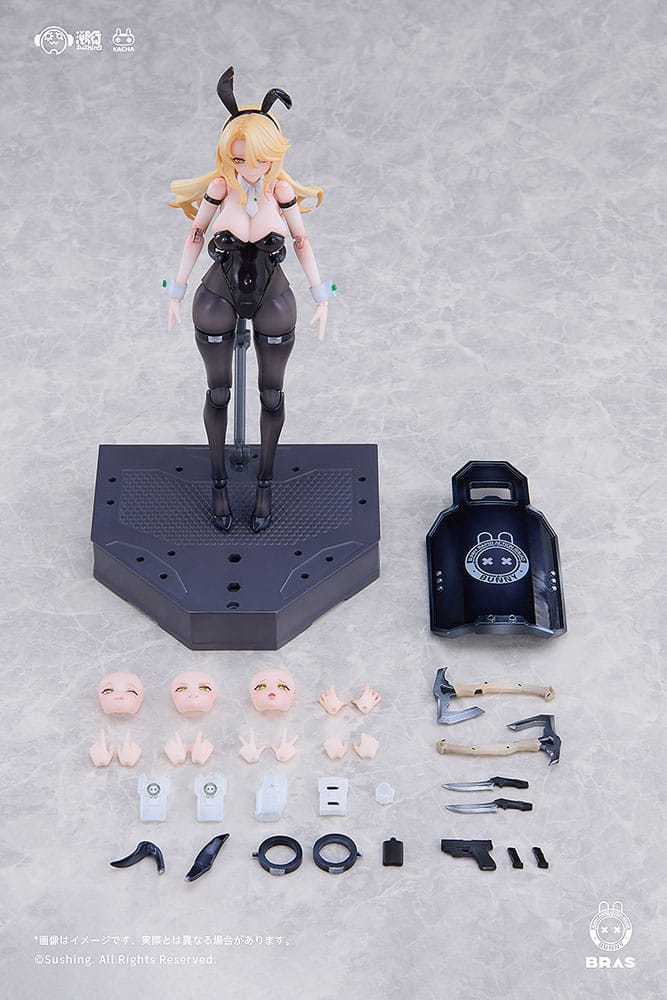 Bunny Rapid Action Squad Action FigureBunny Rapid Action Squad Erena Guardian Action Figure 1 12 Scale 16CM 1/12 Guardian Erena 16 cm