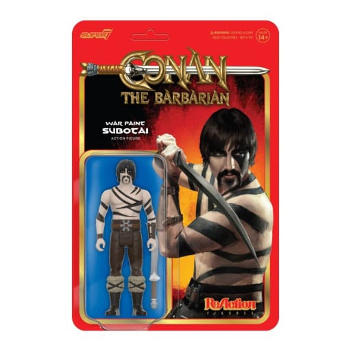 Conan The Barbarian ReAction Action Figure Subotai (War Paint)