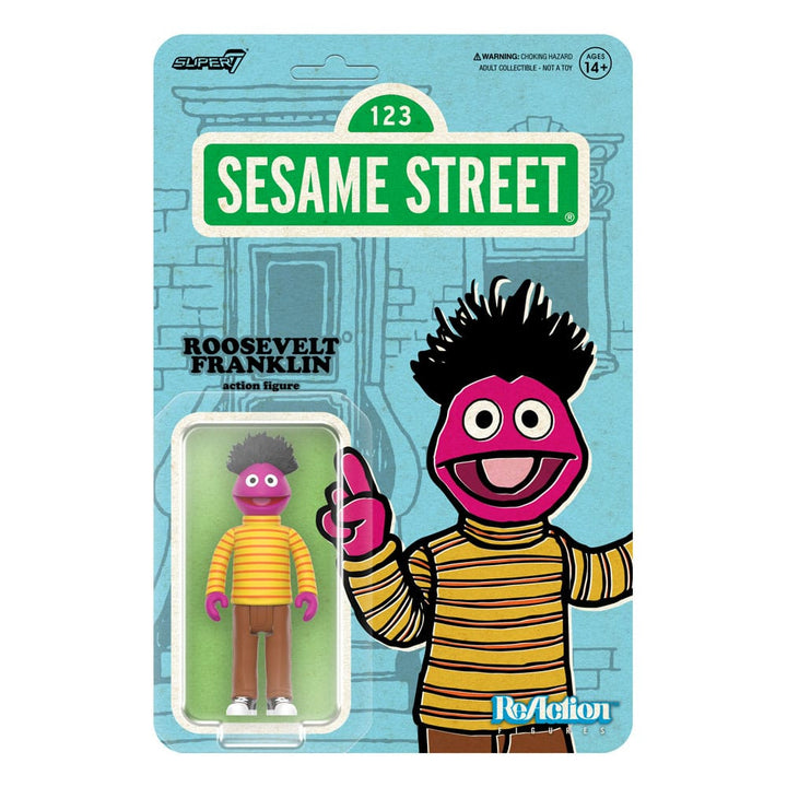 Sesame Street Roosevelt Franklin ReAction Action Figure Wave 04
