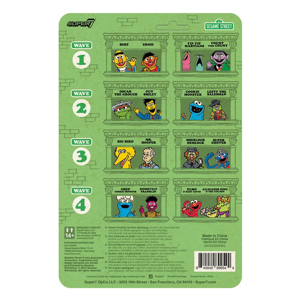 Sesame Street Elmo and Baby David ReAction Action Figure Wave 04