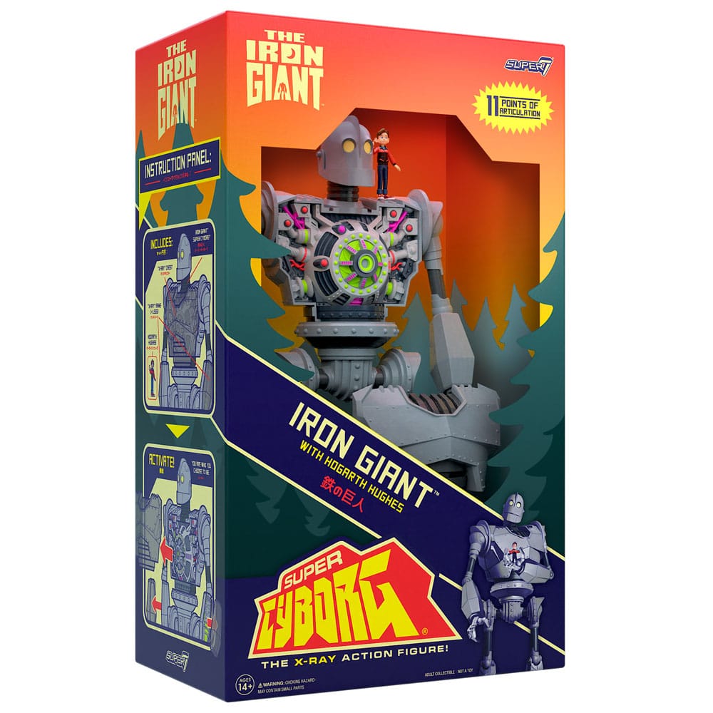 The Iron Giant Super Cyborg The Iron Giant Action Figure 28 cm Full Color