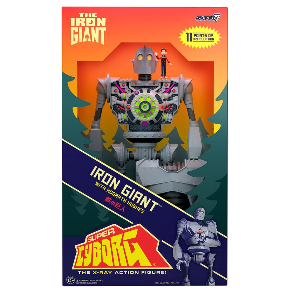 The Iron Giant Super Cyborg The Iron Giant Action Figure 28 cm Full Color