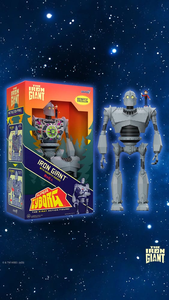 The Iron Giant Super Cyborg The Iron Giant Action Figure 28 cm Full Color