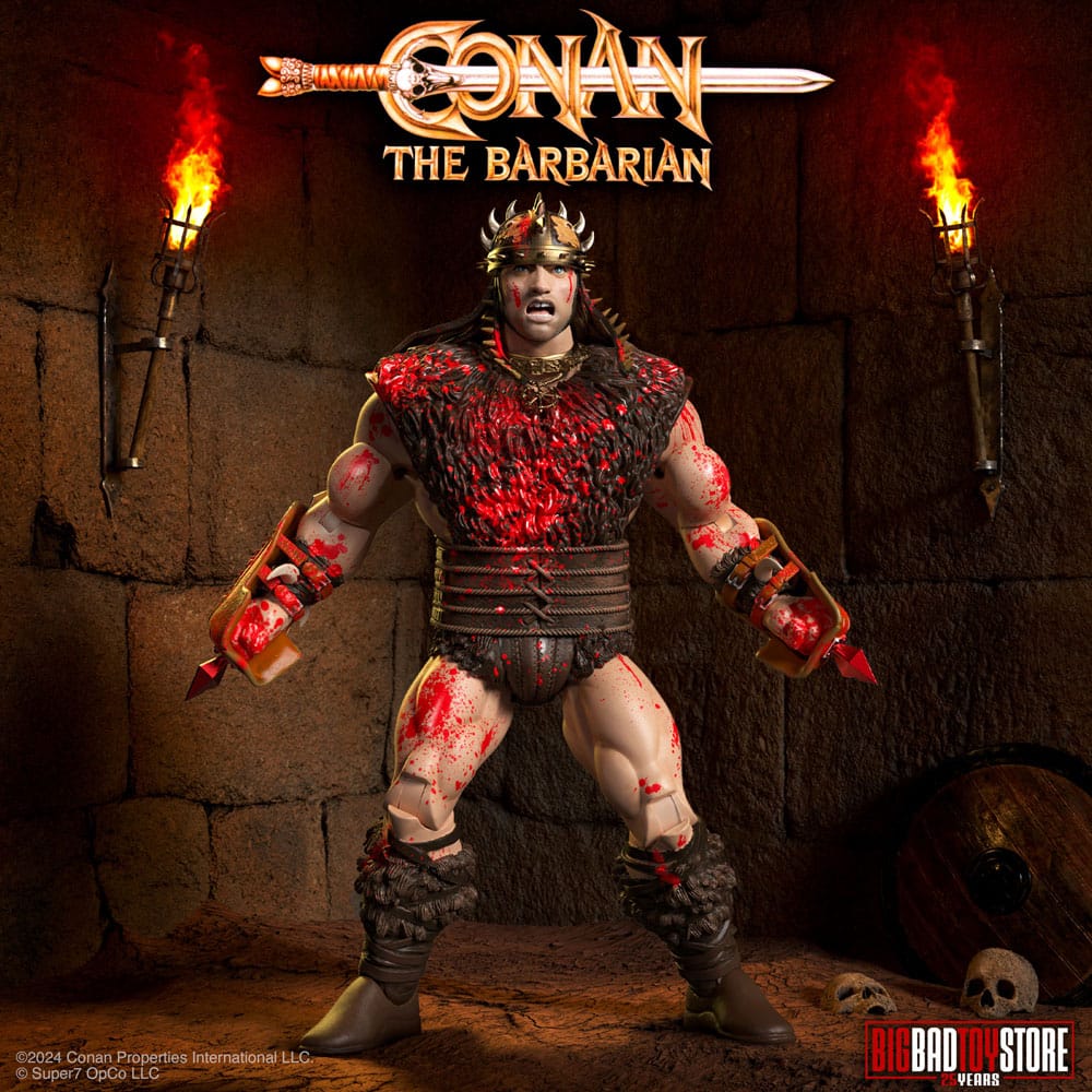 Conan the Barbarian Ultimates 7" Action Figure Conan Blood Soaked Pit Fighter