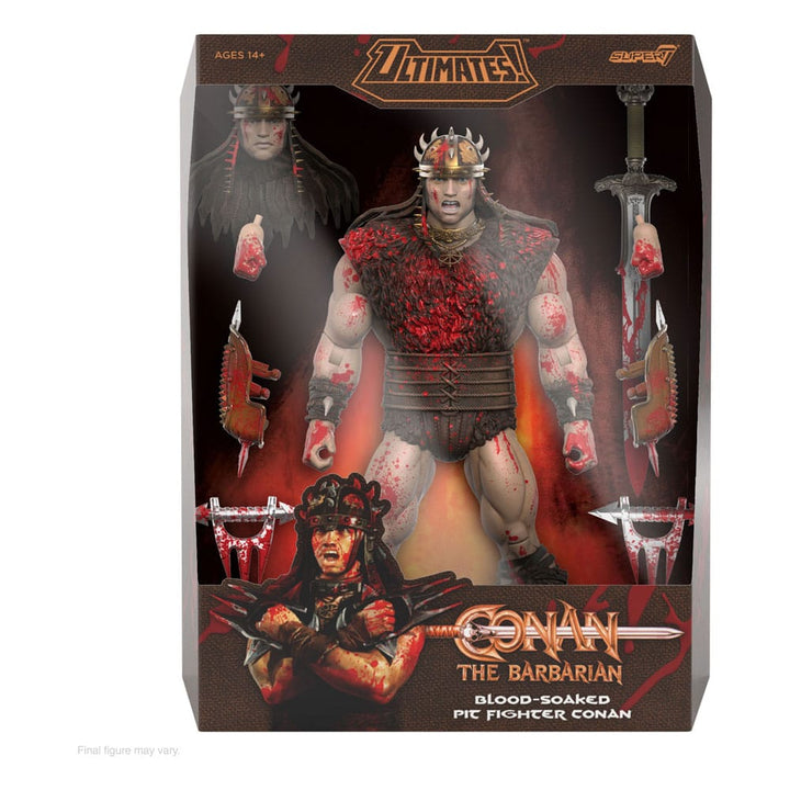 Conan the Barbarian Ultimates 7" Action Figure Conan Blood Soaked Pit Fighter