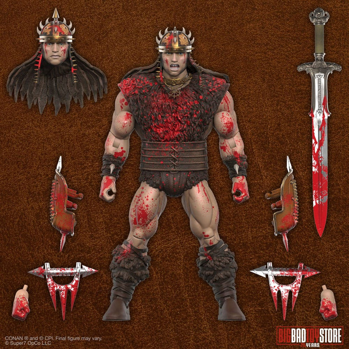 Conan the Barbarian Ultimates 7" Action Figure Conan Blood Soaked Pit Fighter