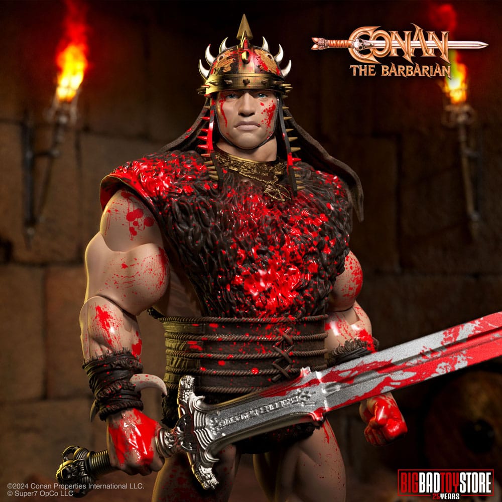 Conan the Barbarian Ultimates 7" Action Figure Conan Blood Soaked Pit Fighter