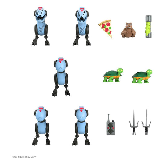 Ultimates Mousers Teenage Mutant Ninja Turtles Action Figures 8 cm