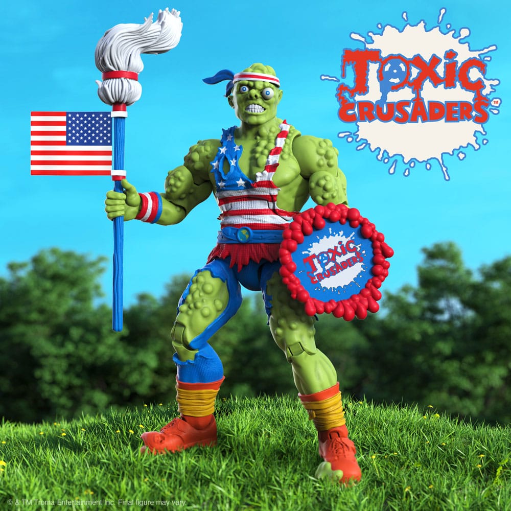 Ultimates Toxie Toxic Crusaders Vintage Toy America Action Figure 18 cm