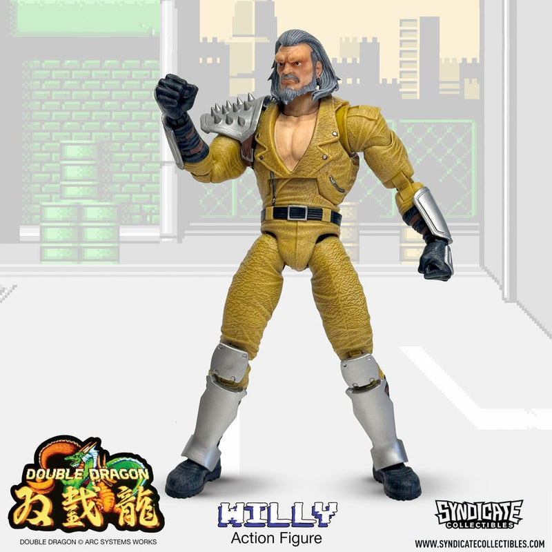 Double Dragon Willy 7" Deluxe Action Figure, side angle