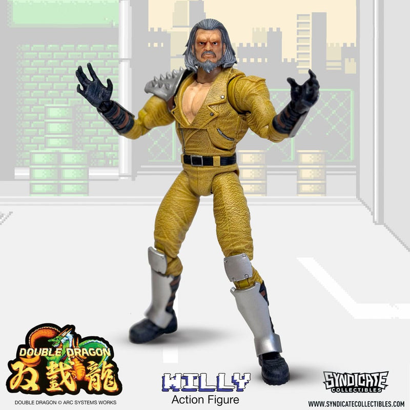 Double Dragon Willy 7" Deluxe Action Figure, close-up detail