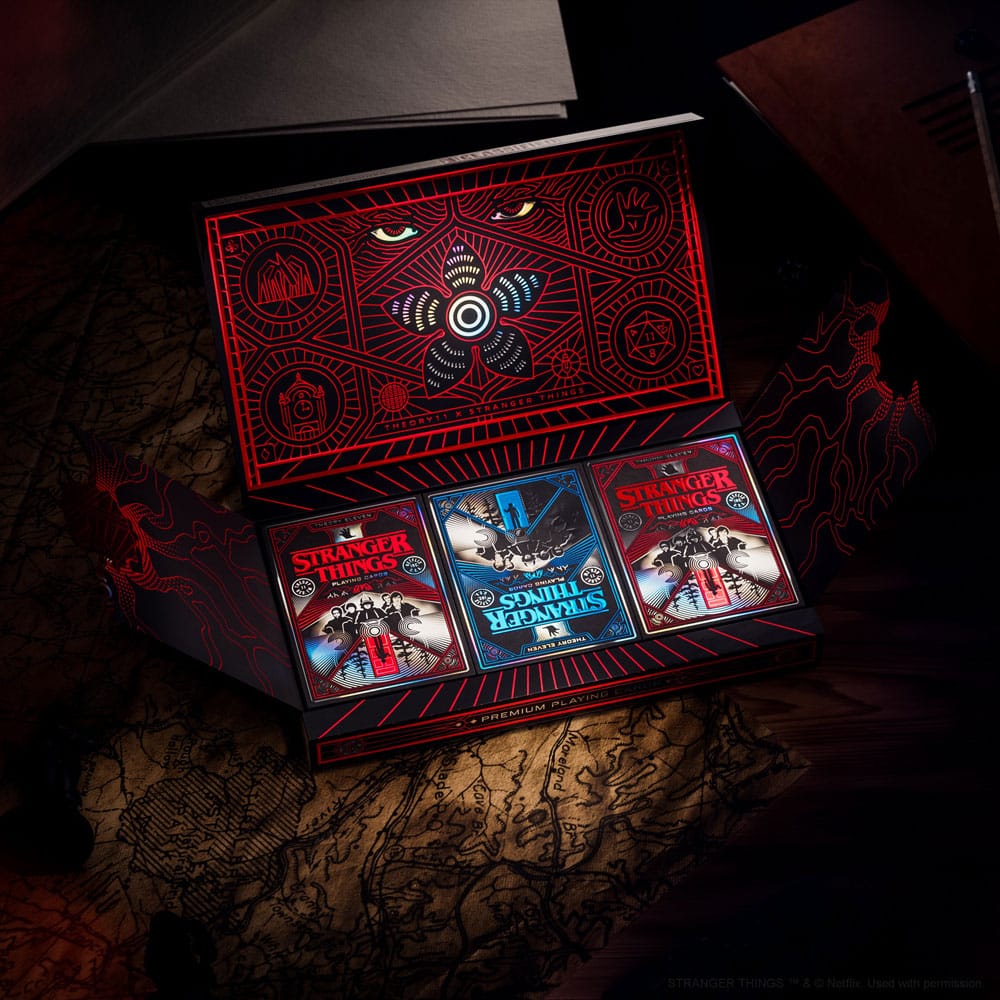 Box Set Playing Cards Stranger Things 3 Decks