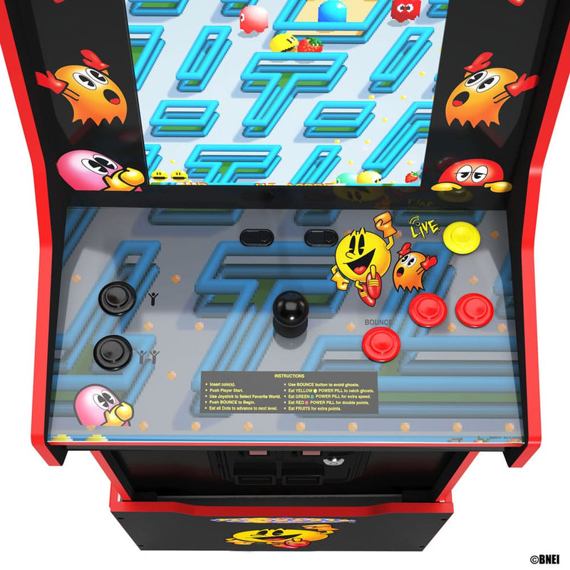 Arcade1Up Pac-Mania Legacy Arcade Machine (14 Games) view 5