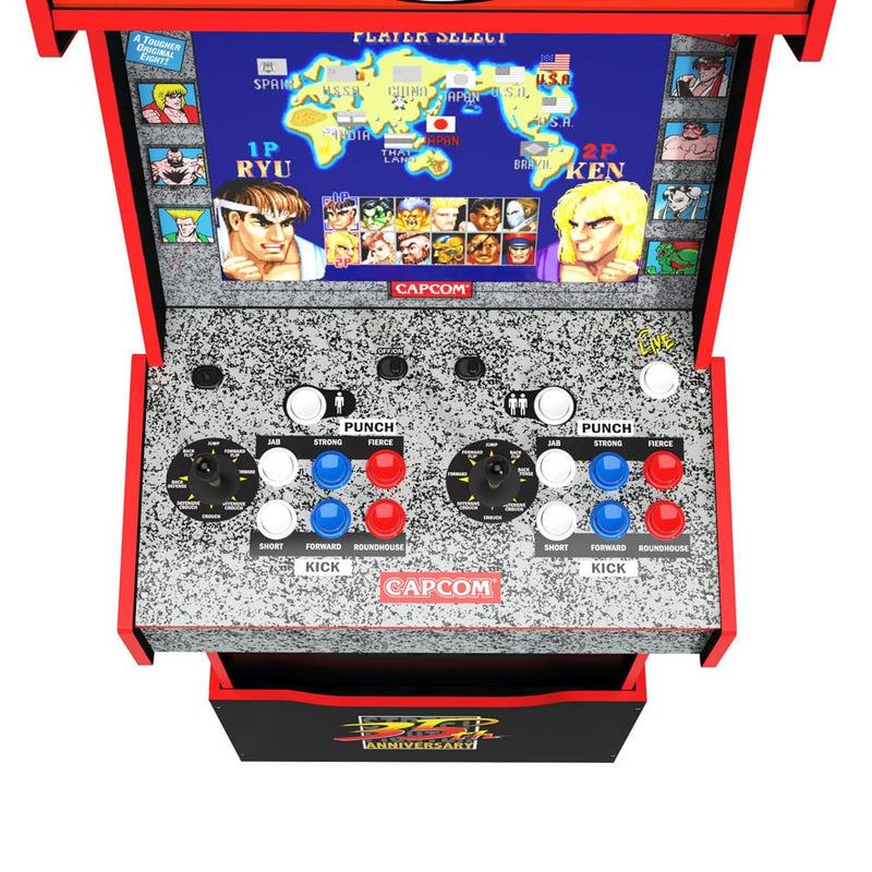 Arcade1Up Street Fighter II Capcom Legacy Arcade (14 Games) view 4