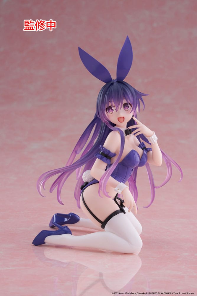 Date A Live Tohka Yatogami Bunny PVC Statue Desktop Cute Figure 13 cm