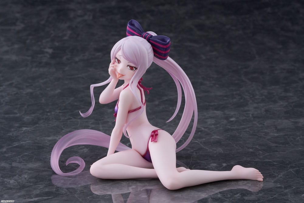 Overlord Shalltear Swimsuit PVC Statue Desktop Cute Figure 13 cm